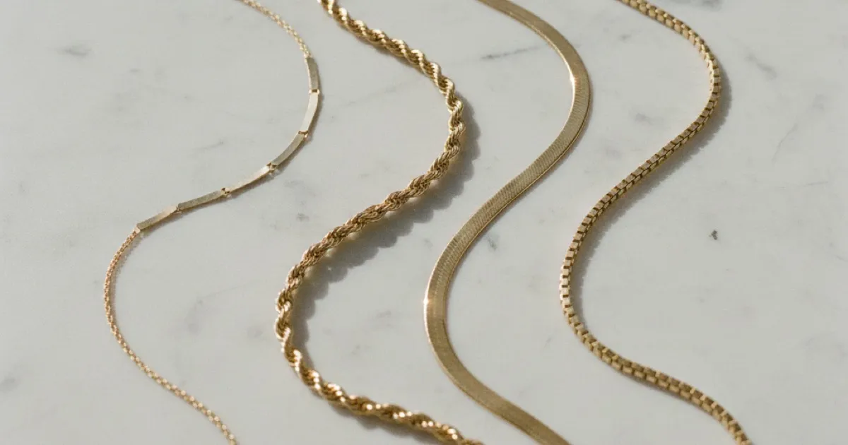 Types of Gold Chains: A Guide to Every Style