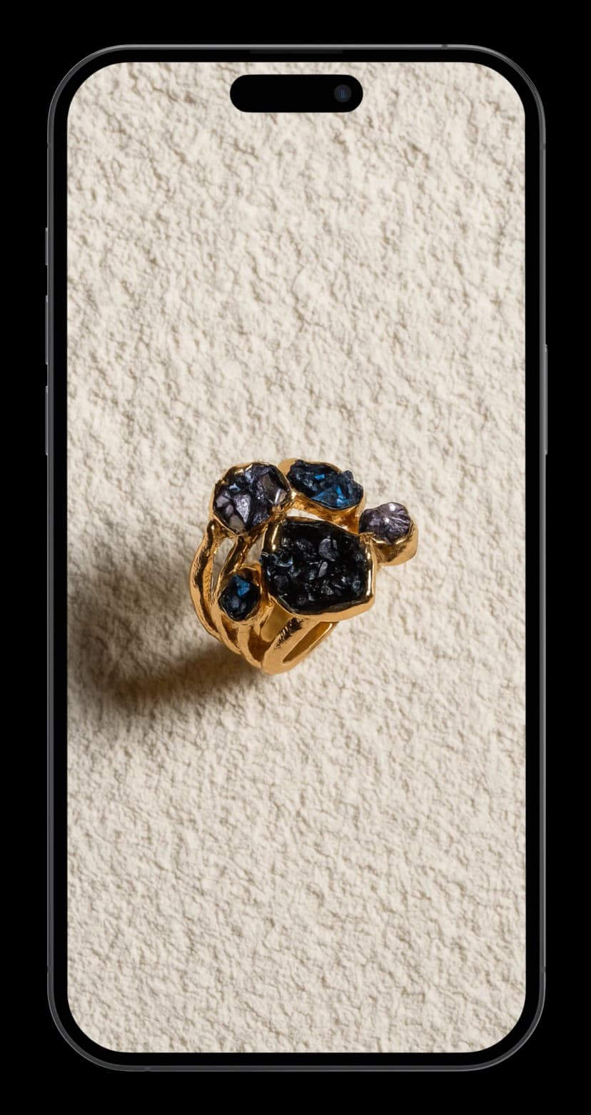 Ring appraisal showing detailed breakdown and value